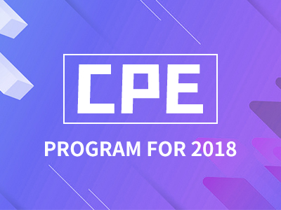 CPE Program for 2018