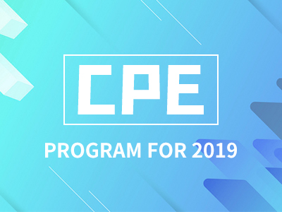CPE Program for 2019